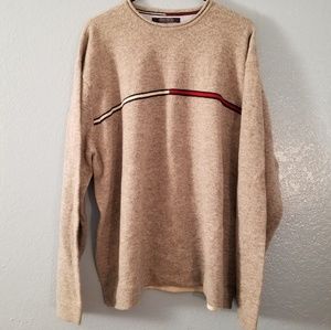 Tommy Hilfiger mens lambswool grey sweater sz xxl